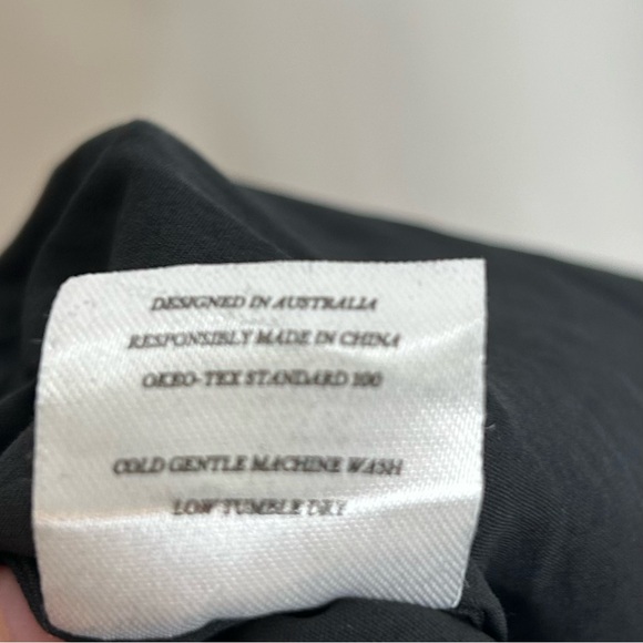 Maison Essentiele black boxer shorts cotton poplin size xs - Picture 6 of 6